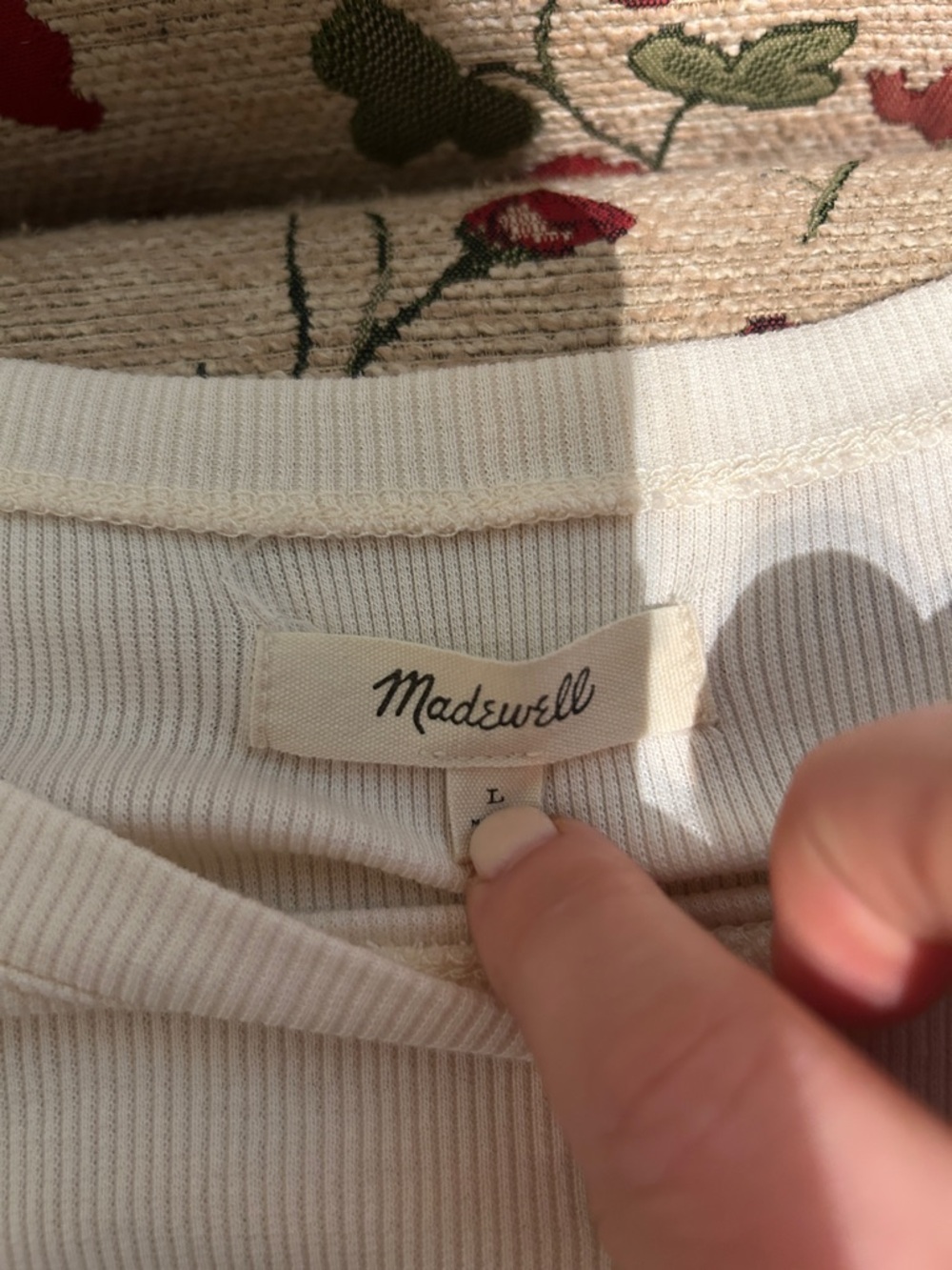 Madewell Ribbed Crop Top - Picture 3 of 3